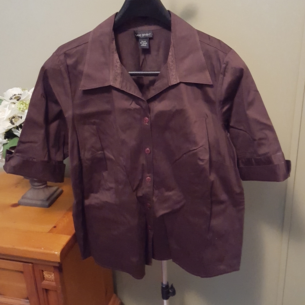 [3/$30] Woman's brown blouse sz. 22/24